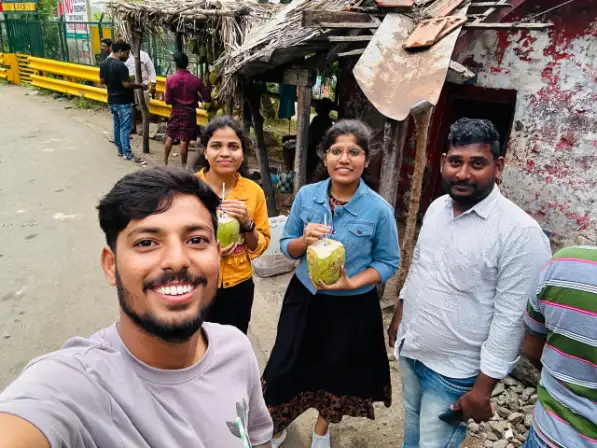 On the way to Kodaikanal